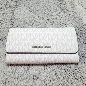 Michael Kors white and silver wallet